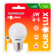 Lâmpada Superled Bolinha S30 4W 6500K Bivolt Luz Branca OUROLUX