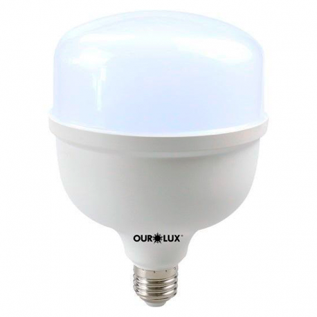 Lâmpada Superled Alta Potência Ouro T 50W Bivolt Luz Branca OUROLUX