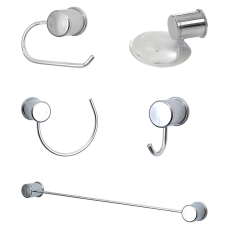 Kit Suprema 5 Peças Cromado ALUPOX