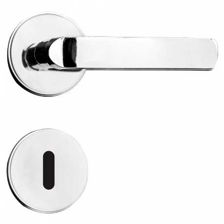 Fechadura Fit Roseta 40mm Interna MZ570 R304 Cromada PAPAIZ