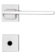 Fechadura Design Roseta 55mm Banheiro MZ440 R205 Cromado PAPAIZ