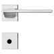 Fechadura Design Roseta 55mm Banheiro MZ440 R205 Cromo Acetinado PAPAIZ