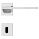Fechadura Design Roseta 55mm Interna MZ440 R204 Cromo Acetinado PAPAIZ
