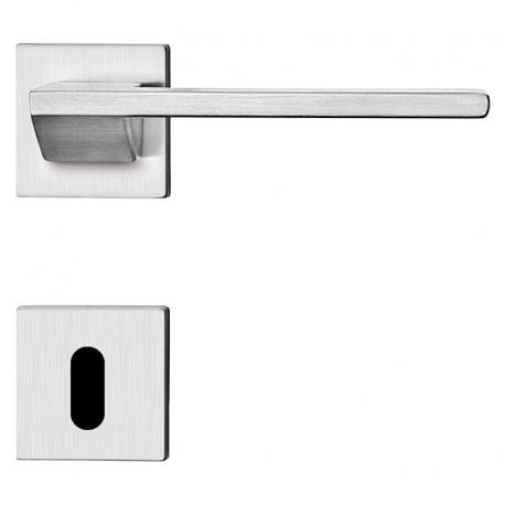 Fechadura Design Roseta 55mm Interna MZ440 R204 Cromo Acetinado PAPAIZ