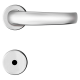 Fechadura Standard Roseta 40mm Banheiro MZ820 R66 Cromado PAPAIZ