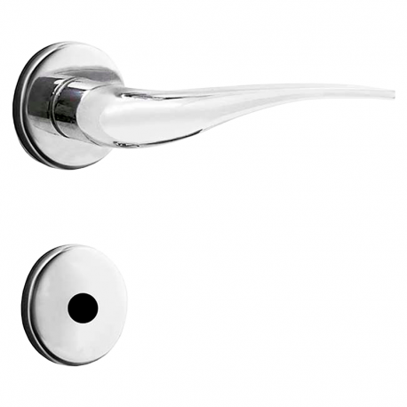 Fechadura Standard Roseta 40mm Banheiro MZ930 R66 Cromada PAPAIZ