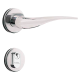 Fechadura Standard Roseta 40mm Externa MZ930 R61 Cromo Acetinado PAPAIZ