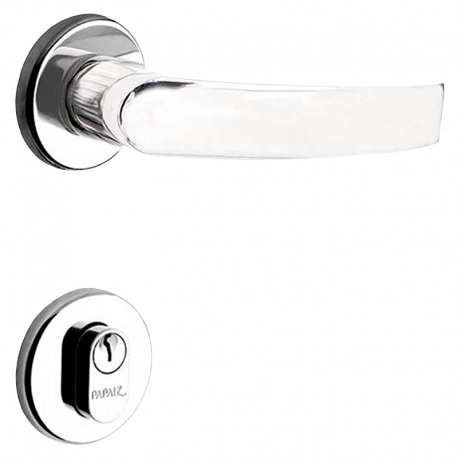 Fechadura Standard Roseta 55mm Externa MZ950 R60 Cromada PAPAIZ