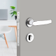 Fechadura Standard Roseta 55mm Externa MZ950 R60 Cromada PAPAIZ