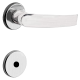 Fechadura Standard Roseta 55mm Banheiro MZ950 R65 Cromo Acetinado PAPAIZ