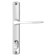 Fechadura Perfil Estreito Espelho 22mm Externa MZ33 E22 Branca PAPAIZ