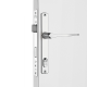Fechadura Perfil Estreito Espelho 22mm Externa MZ33 E22 Branca PAPAIZ