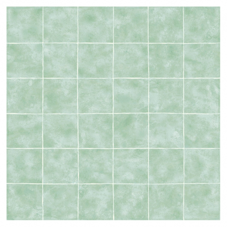 Porcelanato 72x72cm Aquarela Green BR72118 Brilhante Extra VIA ROSA