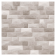Porcelanato 72x72cm Pulpis Grey AR72120 Acetinado 3D Extra VIA ROSA