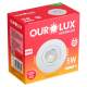 Spot Superled Redondo 5W 6400K Bivolt Luz Branca OUROLUX
