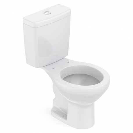 Bacia Azálea Plus com Caixa P 3/6L Cinza Prata CELITE