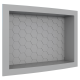 Nicho Injetado Max 27x40x9,5cm Cinza COZIMAX