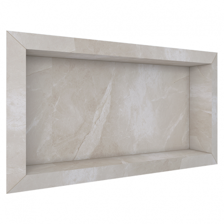 Nicho Diamante Porcelanato 30x60x10cm Bege COZIMAX