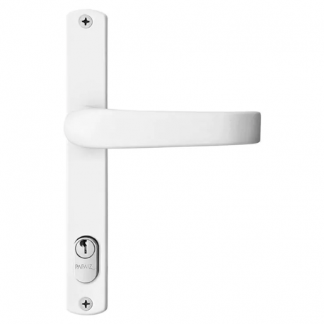 Fechadura Perfil Estreito Espelho 22mm Externa MZ33 E22 Branca PAPAIZ