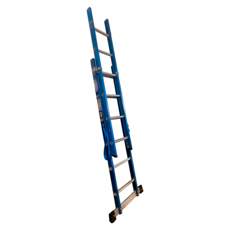 Escada de Alumínio/Fibra Tesoura Extensiva 6x10 Degraus W.BERTOLO