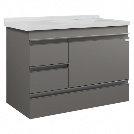 Toucador Monza Tampo Mármore Sintético 80cm Opera LOCATT