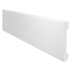 Rodapé Liso 70x18mm Barra 2,44m WB7 Branco GART