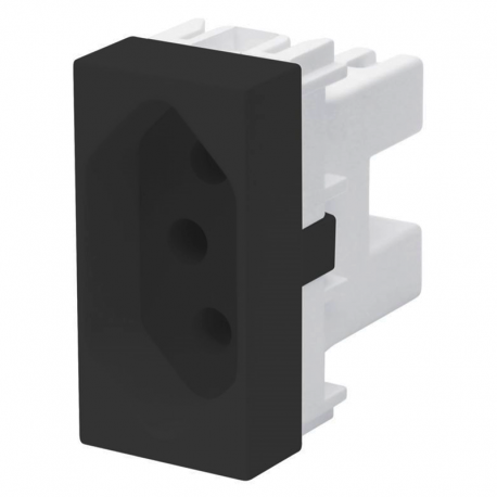 Tomada 2P+T Habitat 20A/250V 4036 Preto FAME