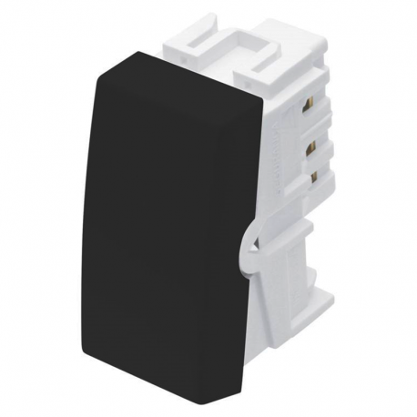 Interruptor Simples Habitat 4027 Preto FAME