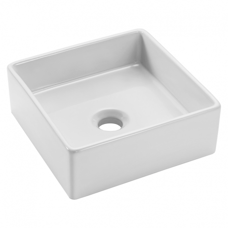 Cuba de Apoio Quadrada 30cm ICA17 Branca ICASA