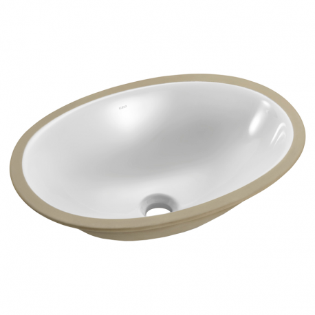 Cuba de Embutir Oval 49x36cm IL6 Branca ICASA