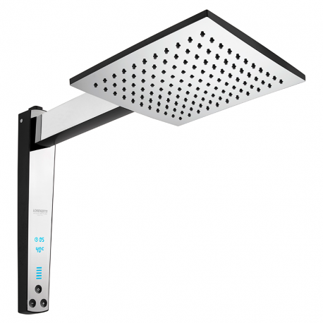 Chuveiro Acqua Century Digital 7500W 220V Preto/Cromado LORENZETTI