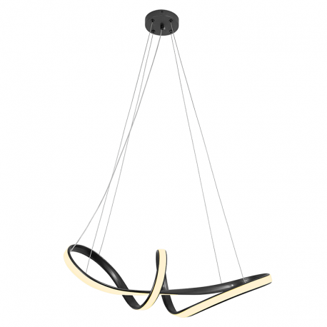 Pendente Potenza Preto 45W 60cm GMH