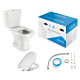 Combo Sabatini Bacia+Caixa+Assento+Kit Intalação Branca ICASA