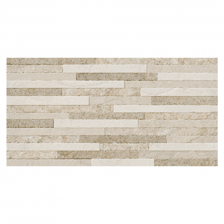 Revestimento 39x75,5 Filetado Bege Granilhado Extra MAJOPAR