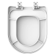 Assento Duraguard/Luna/Speciale Polipropileno Soft Close Branco TUPAN