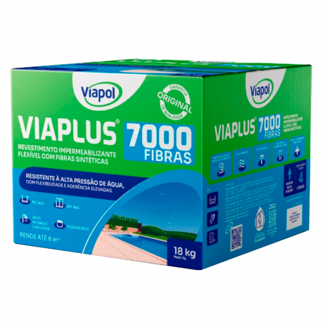 Viaplus 7000 Fibras Caixa 18kg VIAPOL