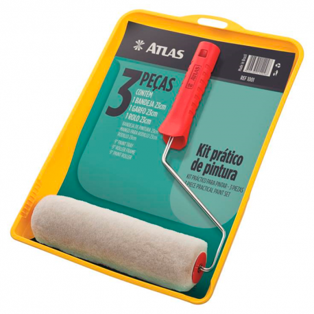 Kit Pintura Prático 3 Peças 1001 ATLAS