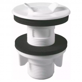 Válvula Plástica para Lavatório 7/8'' Branca TIGRE