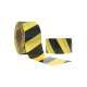 Fita Zebrada Amarela e Preto 70mmx200m PLASTCOR