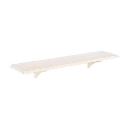 Prateleira Reta 90x20cm em Madeira Pinus com Acabamento Branco 91244092 TRAMONTINA
