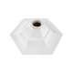 Plafonier Plástico JC com Soquete E-27 Branco 850001/500 PAVILONIS