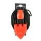 Extensão com 3m Zeus Tripla PP Redondo 1,00mm² 2P+T 10A INTERNEED