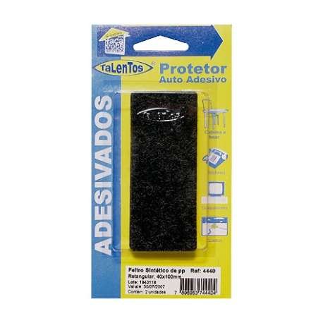 Feltro Sintético Retangular 40x100mm Kit com 2 Peças 4440 TALENTOS