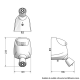 Ducha Jet 4 Branca 6800W 220V LORENZETTI