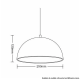 Pendente 12,5x25cm TD 3025 15050635 TASCHIBRA