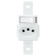 Interruptor 1 Simples com Tomada 2P+T 20A/250V 1340 Blanc FAME