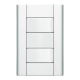 Interruptor Duplo Simples Distanciado Modulare com Placa 4x2 0038 FAME