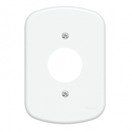 Placa 4x2 F5 0840 Blanc FAME