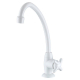 Torneira para Cozinha de Mesa Bica Móvel Branca Brio 1167 F34 LORENZETTI