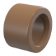 Bucha de Redução Curta 50x40mm Água PVC Marrom TIGRE